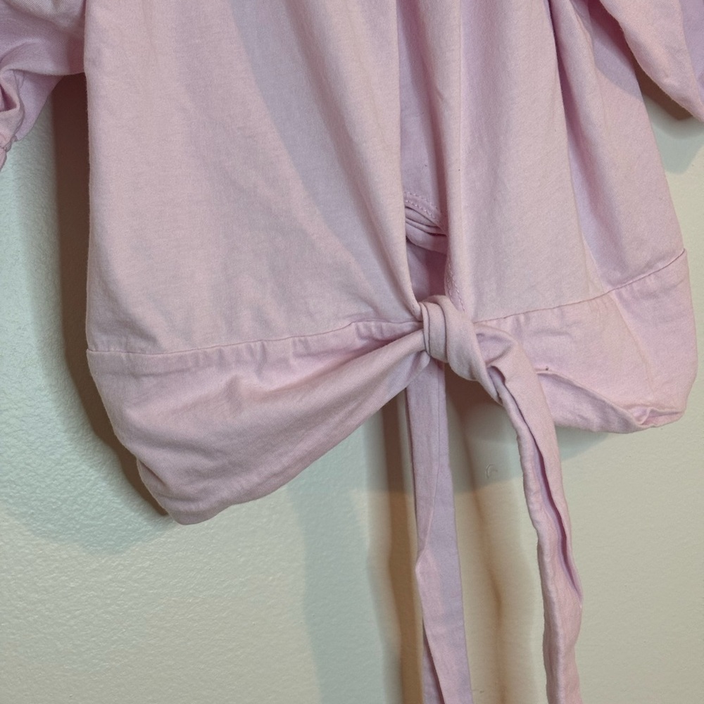 A.L.C. Pale pink Josie tie back top - Picture 2 of 8
